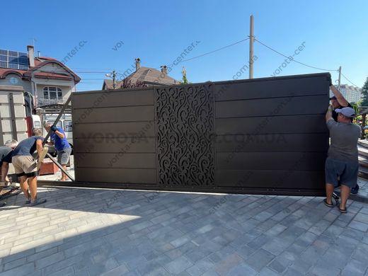 Откатные ворота под ключ Горизонт в Киеве и области 6