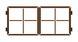 Комплект распашных ворот TETRIX (КСС) "Свари сам" с автоматикой BFT Athos AC A25 на проем 3 х 1,6 метра для ворот