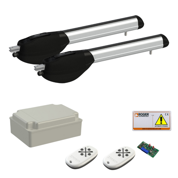 Автоматика для розпашних воріт ROGER KIT R20/320 автоматичні ворота та комплектуючі для воріт