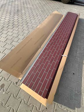 Ізоляційна фасадна панель MF PANEL Шоколадна цегла, BR-03-002, 1 м&sup2;