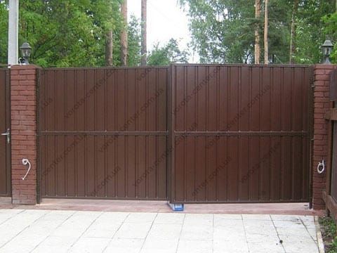 Распашные ворота TETRIX (КСС) "Свари сам" Штакетник автоматические ворота и комплектующие для ворот