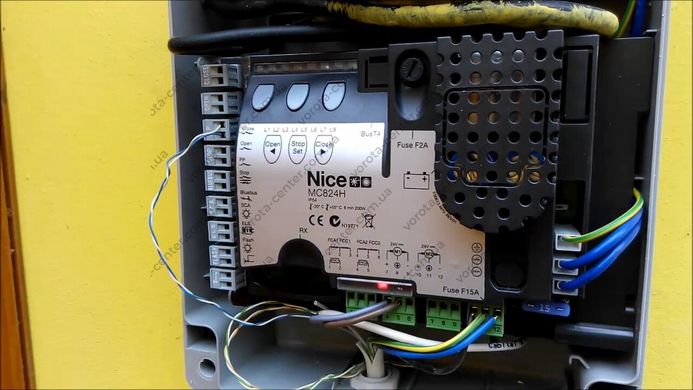Блок управления NICE MC 824 H для 2-х электроприводов 24В, с системой BlueBUS,(двустворчатые распашные ворота) автоматические ворота и комплектующие для ворот
