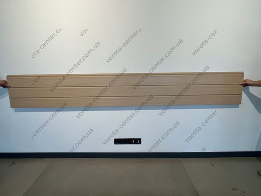 Ізоляційна фасадна панель MF PANEL Світле дерево, BK-01-007, 1 м&sup2;