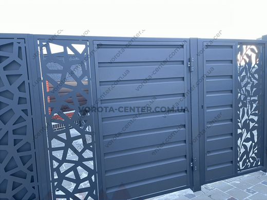 Відкатні ворота TETRIX (КСС) "збери сам" Пайп автоматичні ворота та комплектуючі для воріт