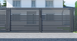 Распашные ворота TETRIX (КСС) "Свари сам" с ламелями РАНЧО с автоматикой BFT Athos AC A25 на проем 3,5 х 2,2 метра для ворот