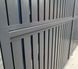 Розпашні ворота TETRIX (КСС) "Звари сам" з ламелями РАНЧО з автоматикою BFT Athos AC A25 на проєм 3,5 х 2,2 метри для воріт