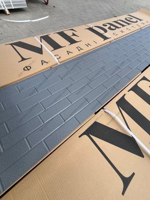 Ізоляційна фасадна панель MF PANEL Світло-сіра цегла, BR-03-001, 1 м&sup2;