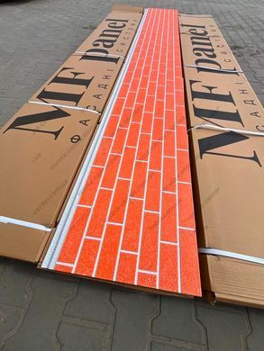 Ізоляційна фасадна панель MF PANEL Теракотова цегла, BR-03-029, 1 м&sup2;