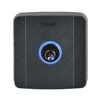 Накладна кнопка-ключ CAME SELC1FDG з підсвіткою автоматичні ворота та комплектуючі для воріт
