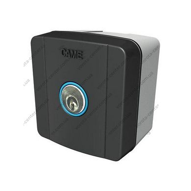 Накладная кнопка-ключ CAME SELC1FDG с подсветкой автоматические ворота и комплектующие для ворот