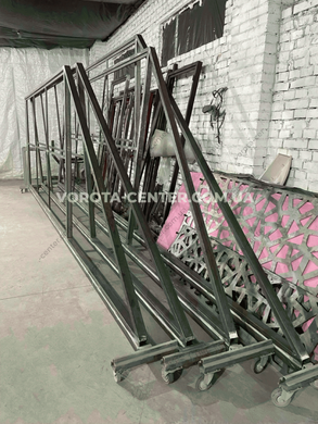 Каркас откатных ворот со встроенной калиткой Штакетник автоматические ворота и комплектующие для ворот