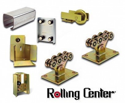 Фурнитура для откатных ворот Rolling Center BASIC, до 450 кг, черная 3,5 мм автоматические ворота и комплектующие для ворот