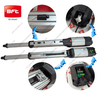 Автоматика для розпашних воріт BFT KUSTOS BT B40 KIT автоматичні ворота та комплектуючі для воріт