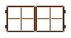 Комплект распашных ворот КСС (Свари сам). Выберите размер автоматические ворота и комплектующие для ворот